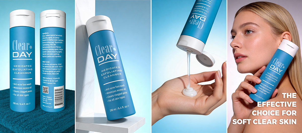 skincare brand poster board
